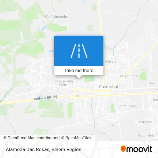 Alameda Das Rosas map
