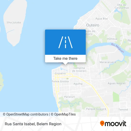 Rua Santa Isabel map