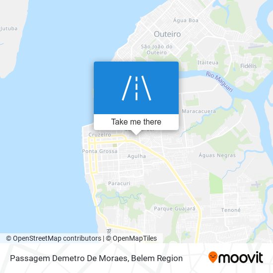 Passagem Demetro De Moraes map