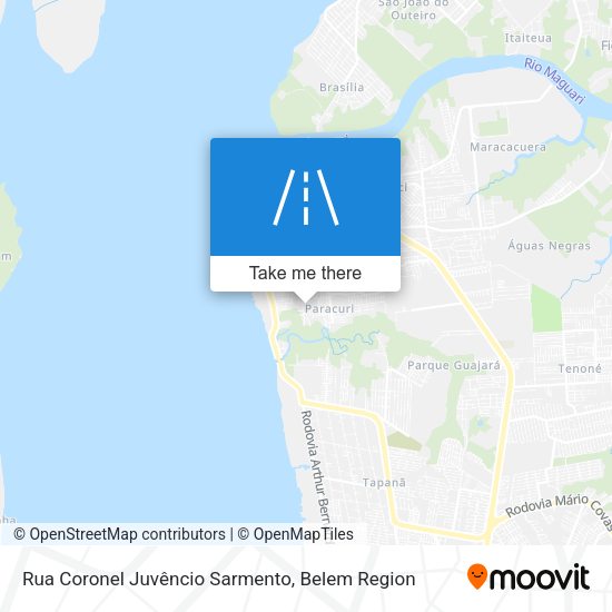 Rua Coronel Juvêncio Sarmento map