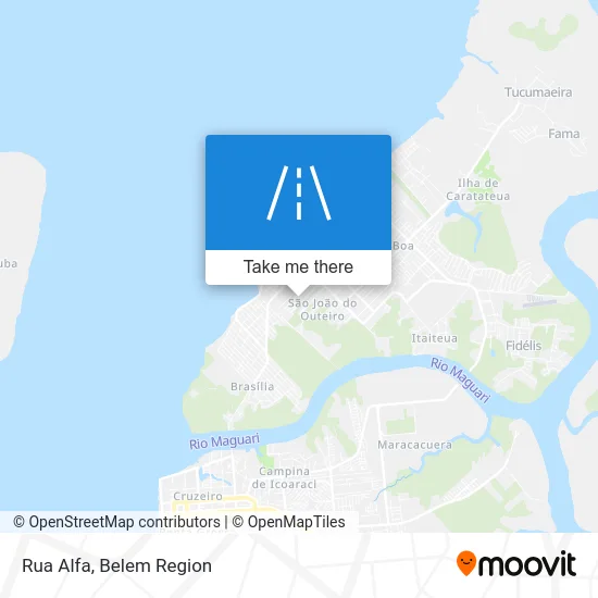 Rua Alfa map