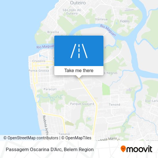 Passagem Oscarina D'Arc map