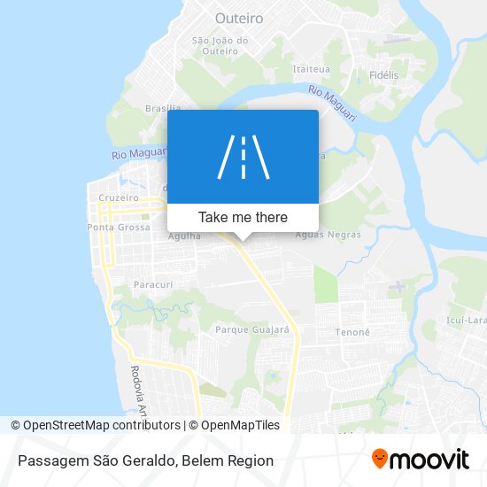 Passagem São Geraldo map