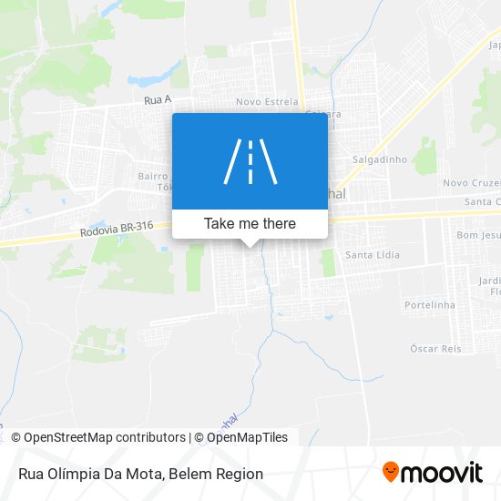 Rua Olímpia Da Mota map