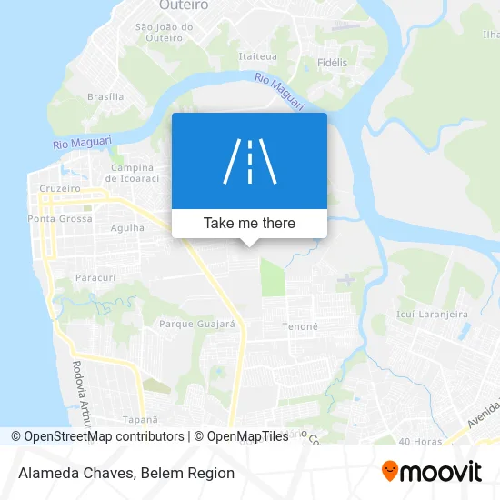 Alameda Chaves map
