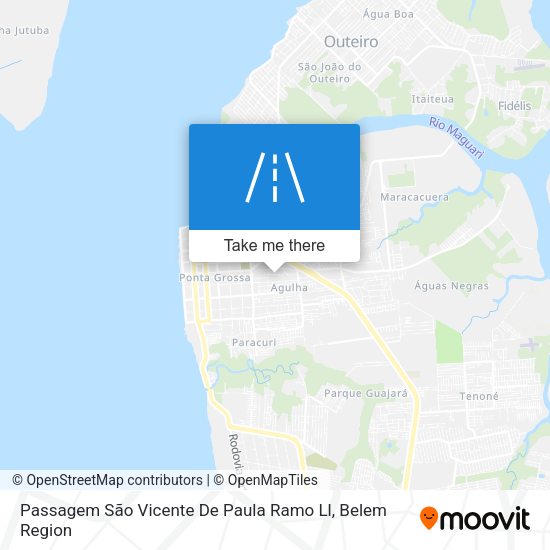 Passagem São Vicente De Paula Ramo Ll map