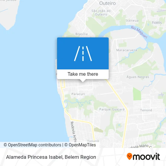 Alameda Princesa Isabel map