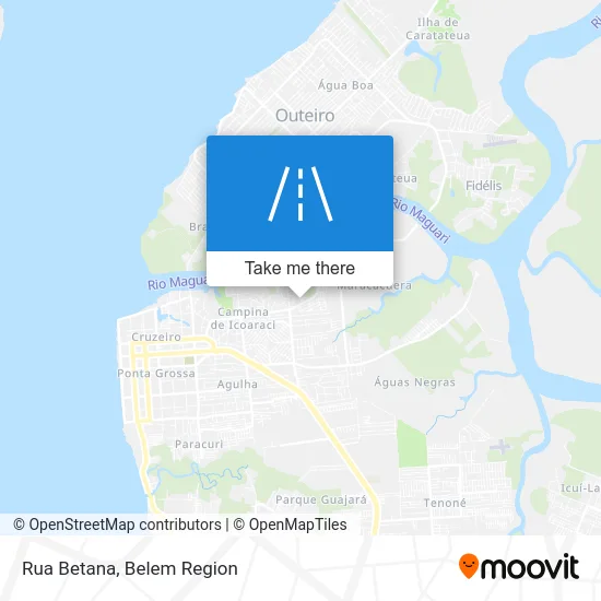 Rua Betana map