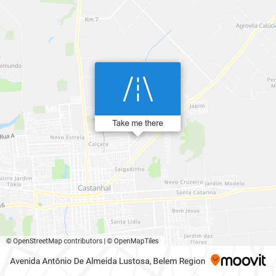 Avenida Antônio De Almeida Lustosa map