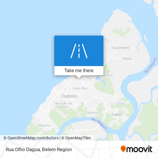 Rua Olho Dagua map