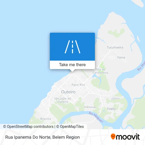 Rua Ipanema Do Norte map