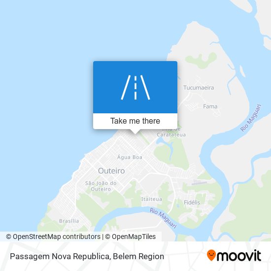 Passagem Nova Republica map