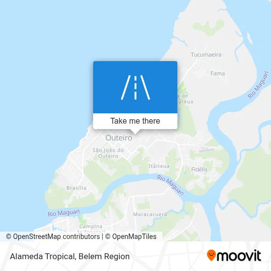 Alameda Tropical map