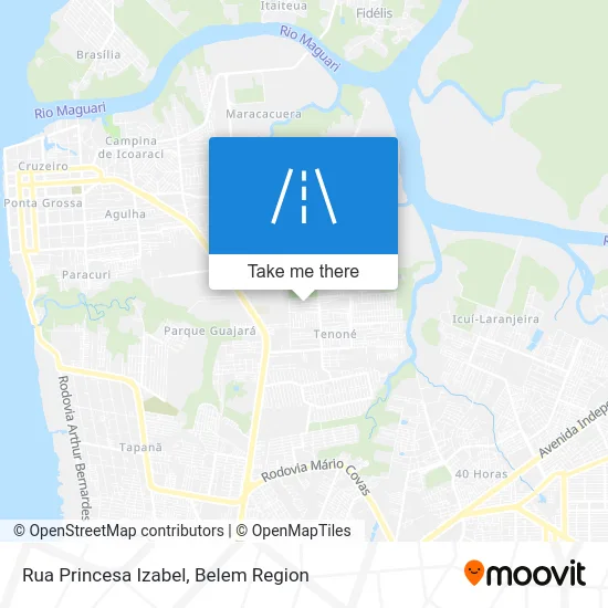 Rua Princesa Izabel map