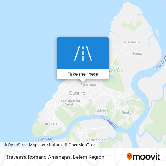 Travessa Romano Amanajas map