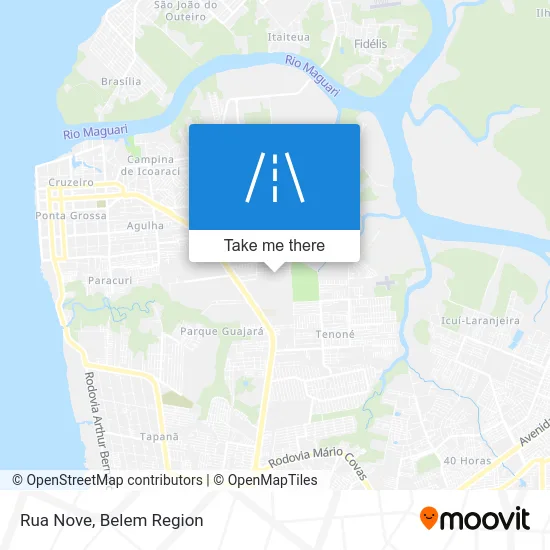 Rua Nove map