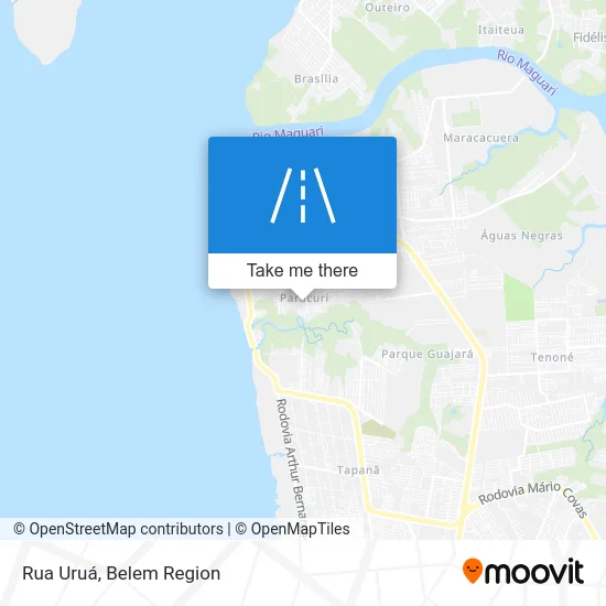 Rua Uruá map