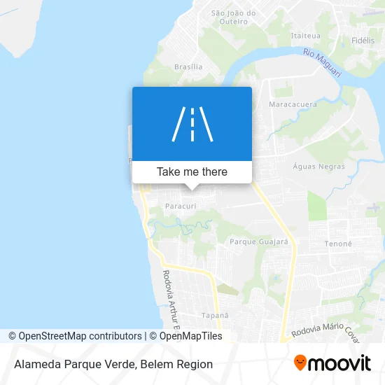 Alameda Parque Verde map