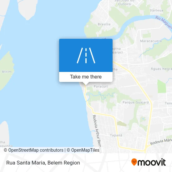 Rua Santa Maria map