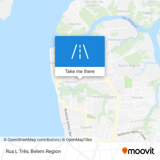 Rua L Três map