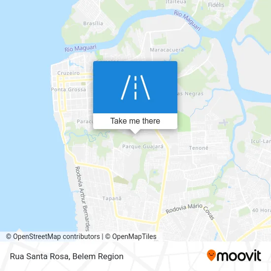 Rua Santa Rosa map