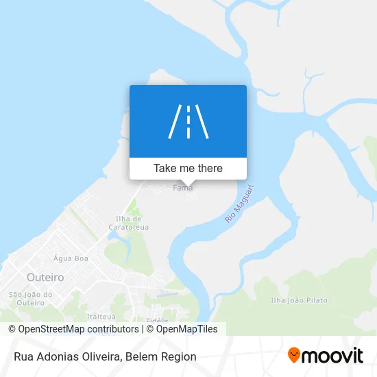 Rua Adonias Oliveira map