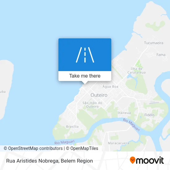 Rua Aristides Nobrega map