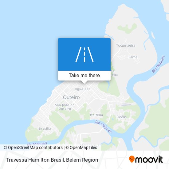 Travessa Hamilton Brasil map