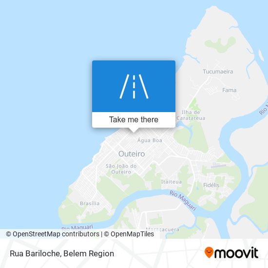 Mapa Rua Bariloche