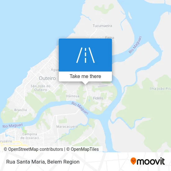Rua Santa Maria map