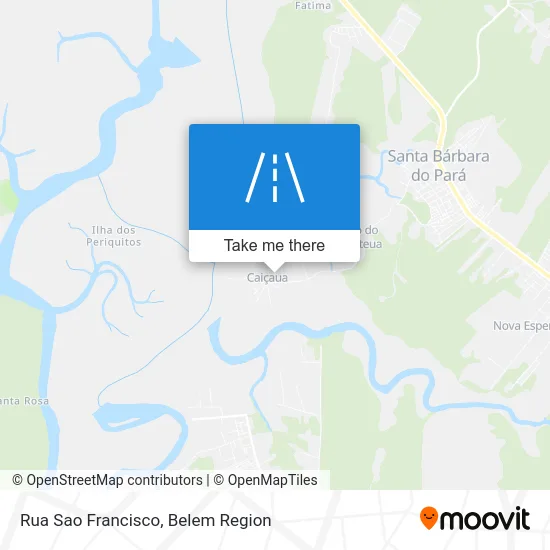 Rua Sao Francisco map