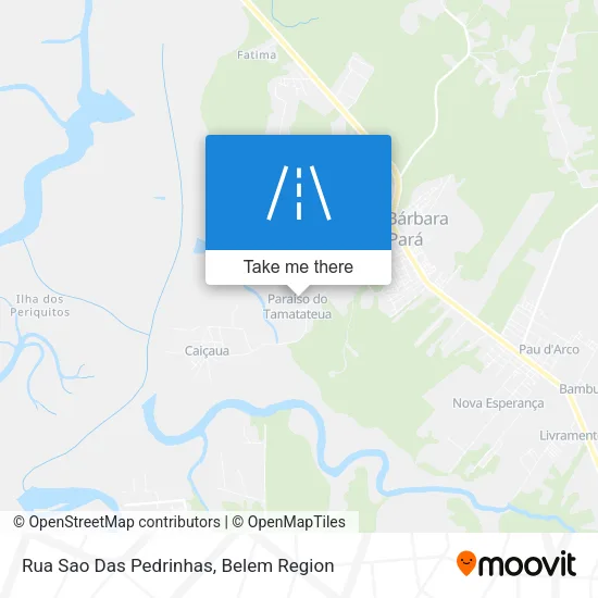 Rua Sao Das Pedrinhas map