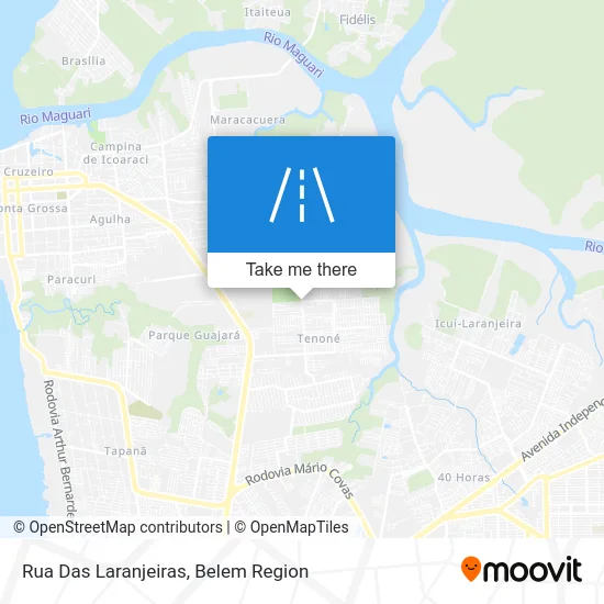 Rua Das Laranjeiras map