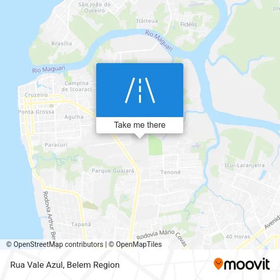 Rua Vale Azul map