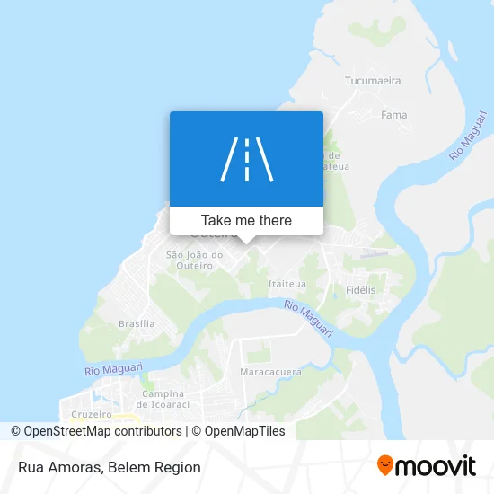 Rua Amoras map