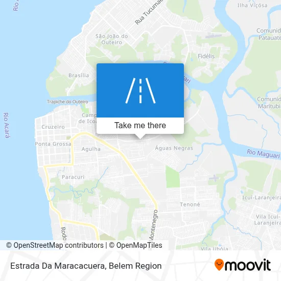 Estrada Da Maracacuera map