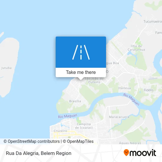 Rua Da Alegria map