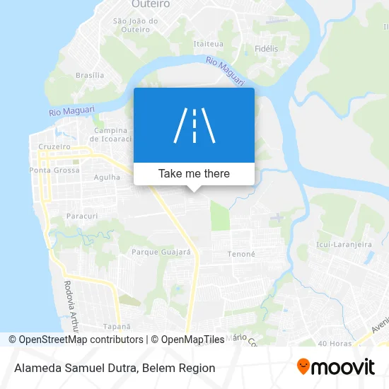 Alameda Samuel Dutra map