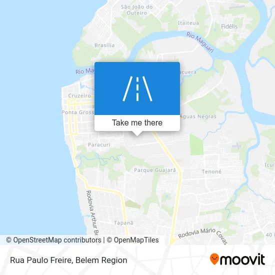 Rua Paulo Freire map