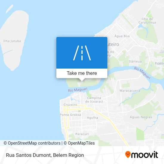 Rua Santos Dumont map