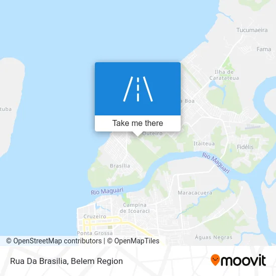 Rua Da Brasilia map