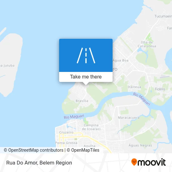 Rua Do Amor map