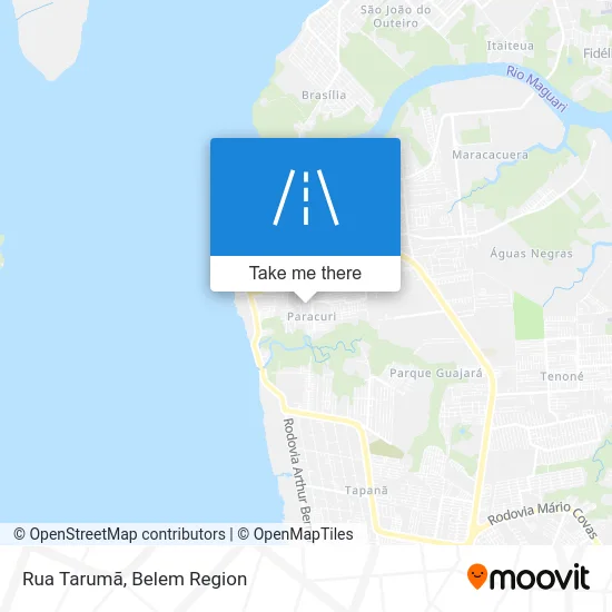 Rua Tarumã map