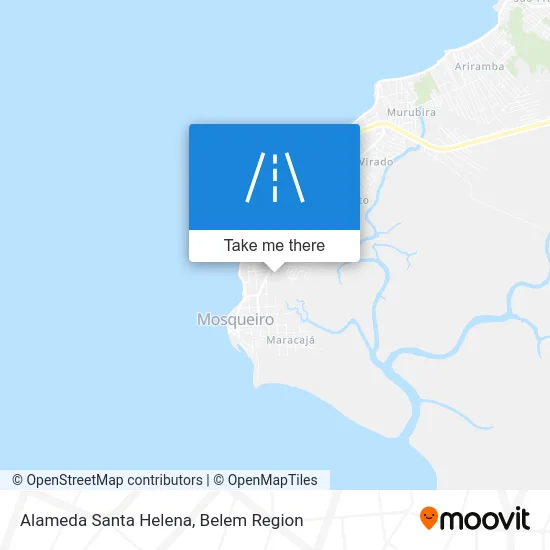 Alameda Santa Helena map