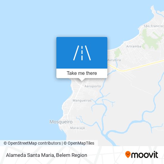 Alameda Santa Maria map