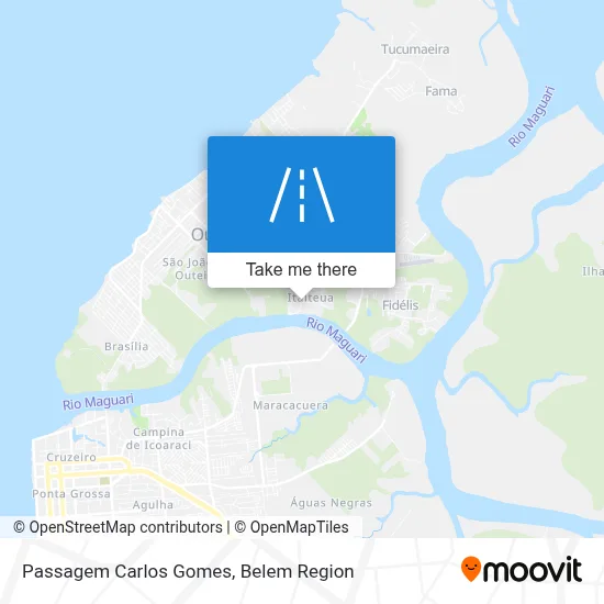 Passagem Carlos Gomes map