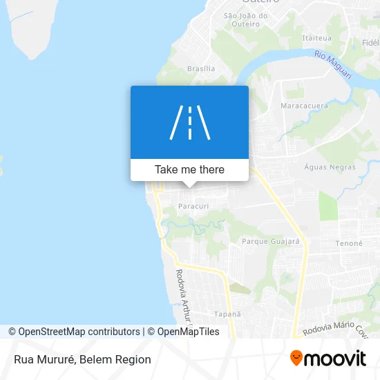 Rua Mururé map