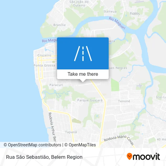 Rua São Sebastião map