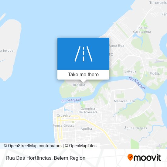 Rua Das Hortências map