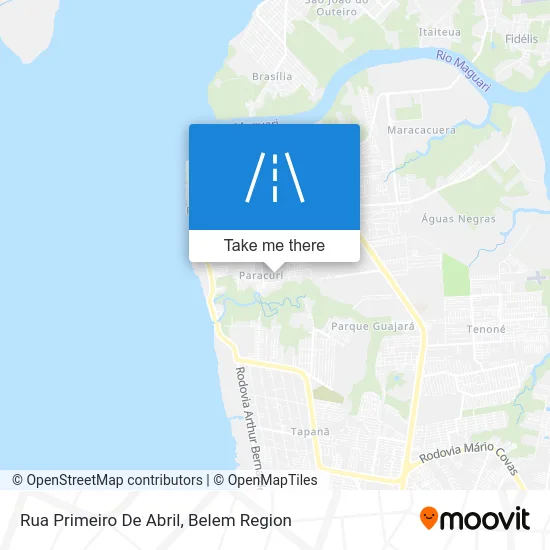 Rua Primeiro De Abril map